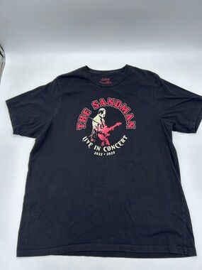 Sandler The Sandman Black Graphic Concert T‑Shirt XXL